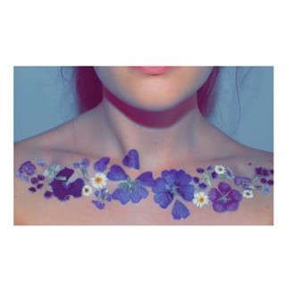 【BLOG】押し花タトゥー