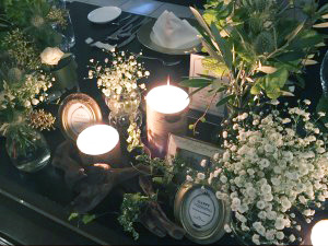 【BLOG】お2人にあったキャンドル装飾を