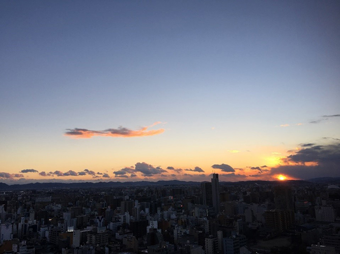 ２１F最上階からの贈り物・・・