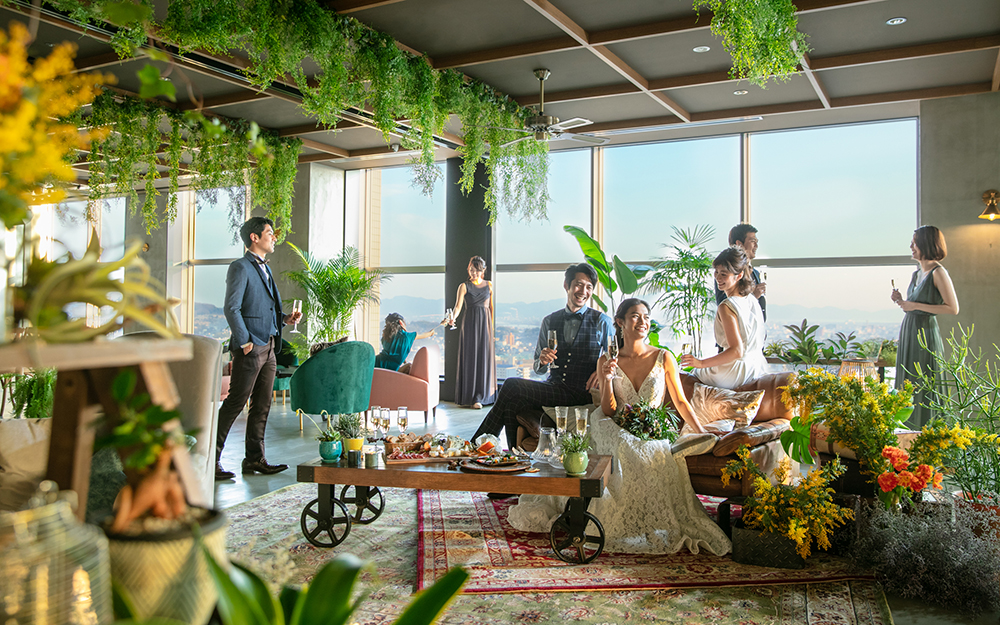 岡山の結婚式場「THE STYLE」で 大人数ウェディング！