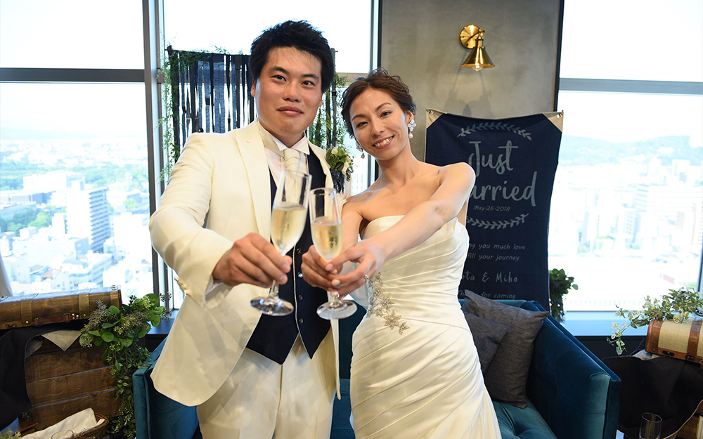 岡山の結婚式場「THE STYLE」で 大人数ウェディング！